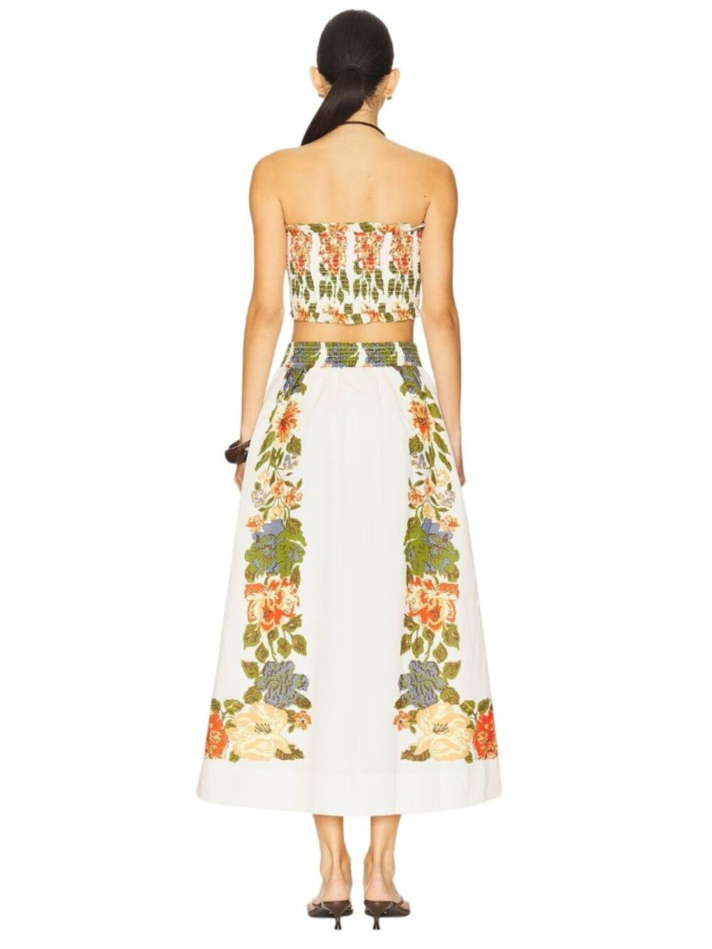 Cleobella Ruby Midi Skirt Set in Juliet Print Small New Womens Maxi Floral - Picture 2 of 10